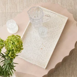 Alice Shell Inlay Tray Large