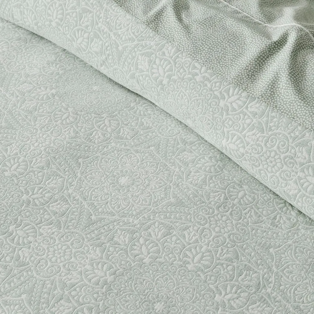 Arlen Quilt Cover - Sage
