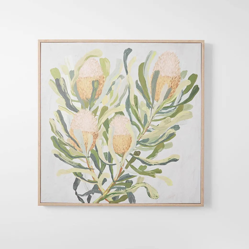 Banksia Framed Canvas