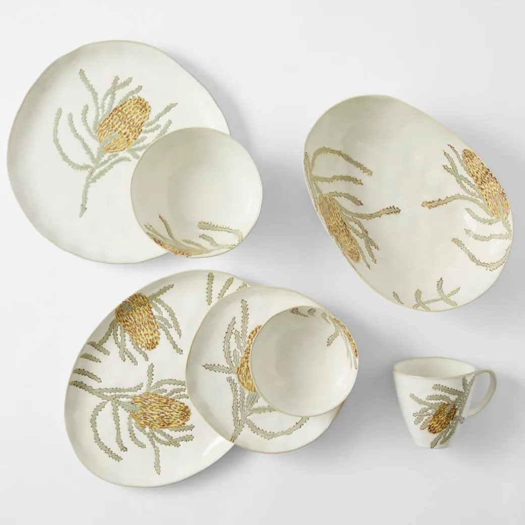 Banksia Round Serving Plate