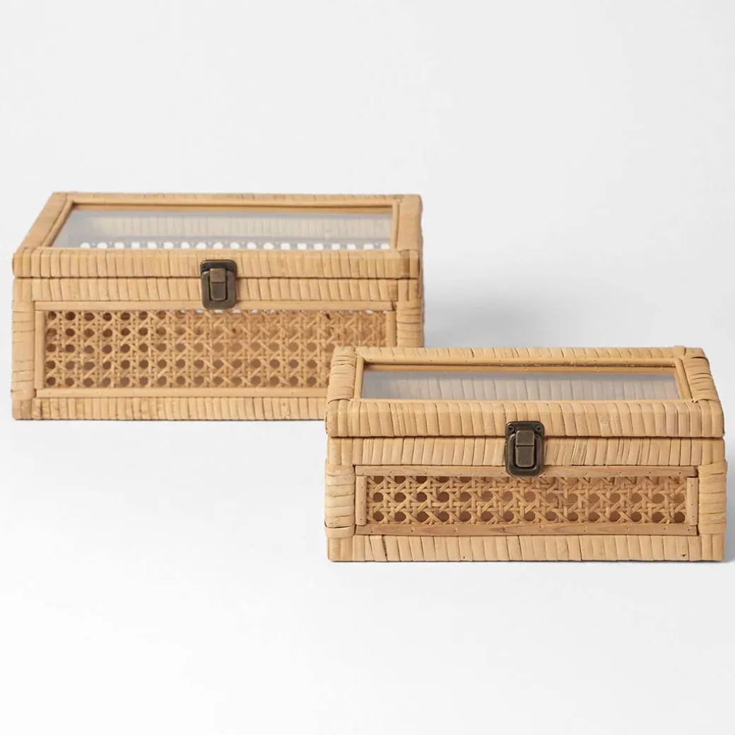 Bayan Rattan Display Box Large