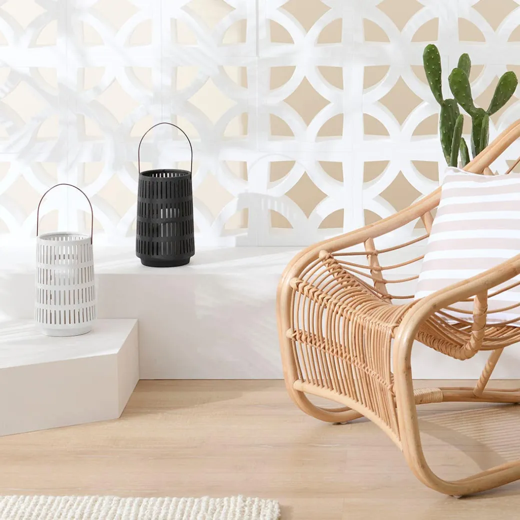Bayos Ceramic Lantern - Black