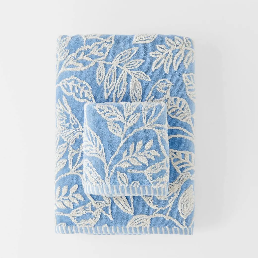 Birdsong Towel - Dusty Rose