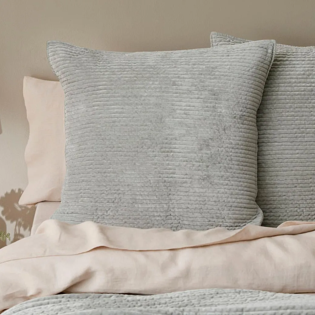 Blake Coverlet - Smoke Blue
