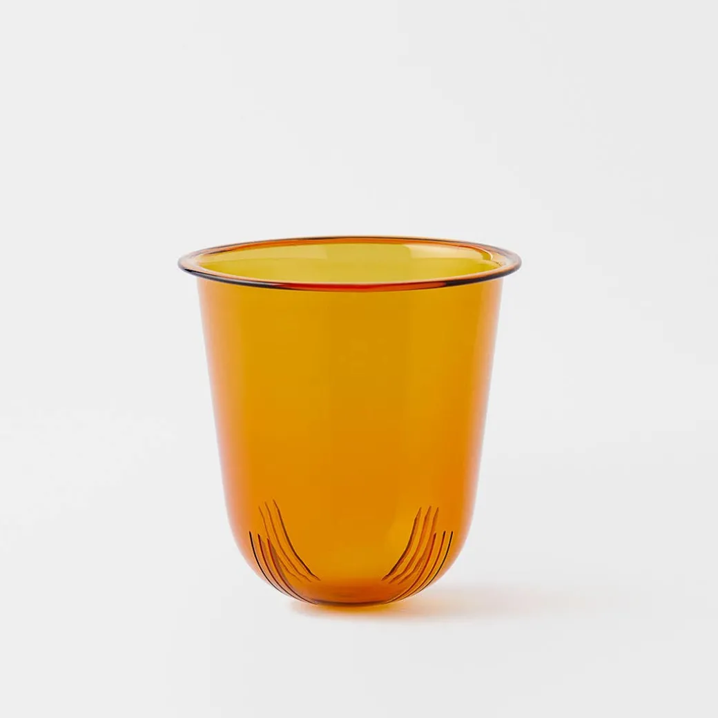Carson Glass Tea Pot - Amber