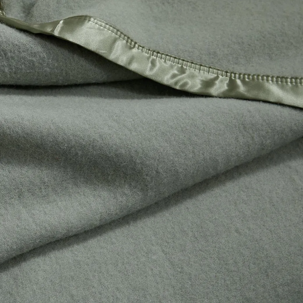 Cooper Woollen Blanket - Sage