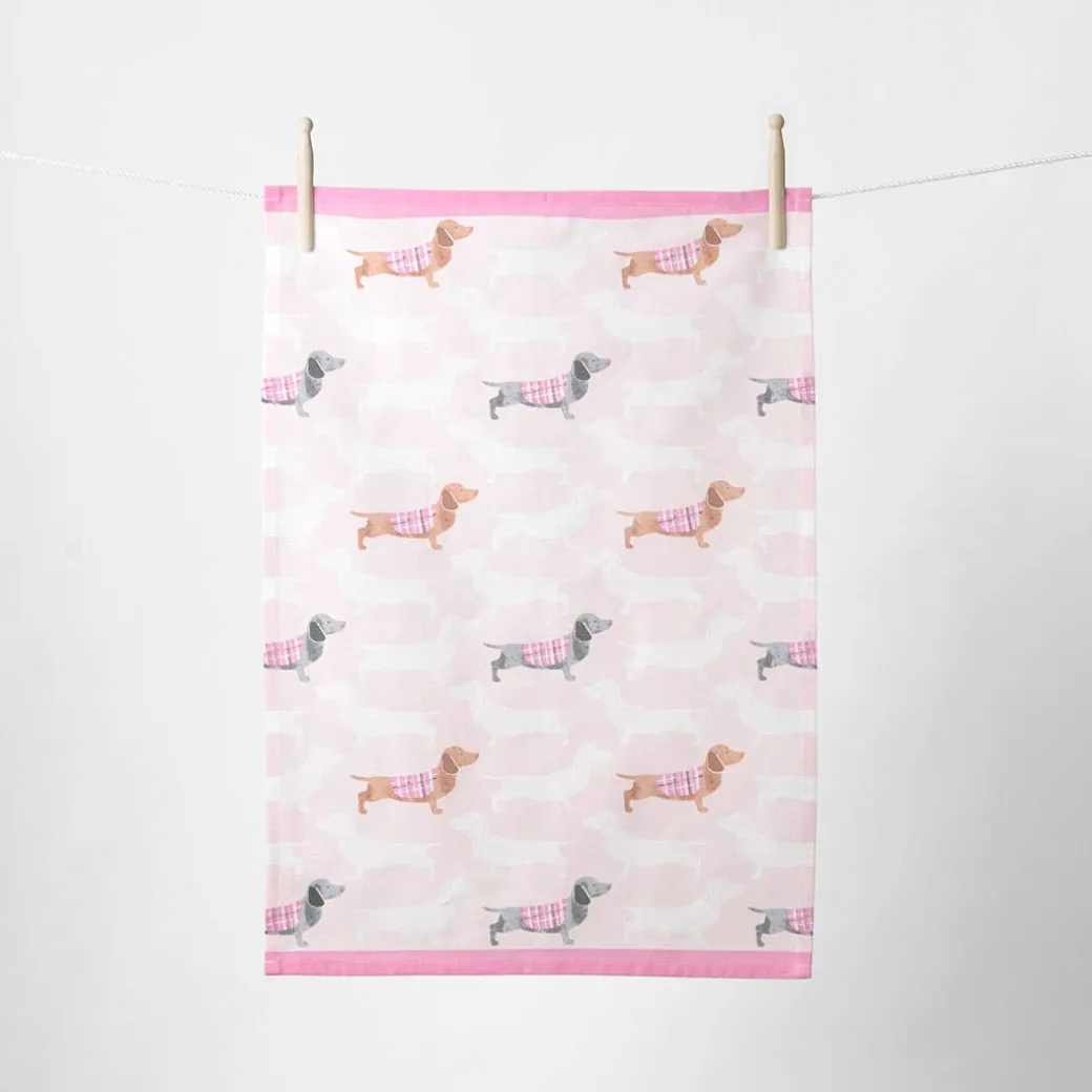 Dachsie Tea Towel