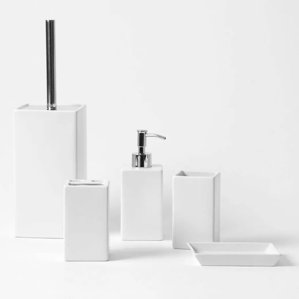 Dolomite Bathroom Accessories - White