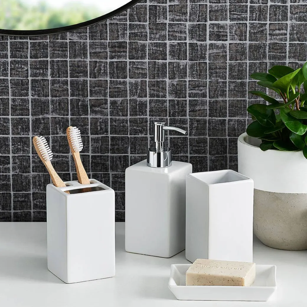 Dolomite Bathroom Accessories - White