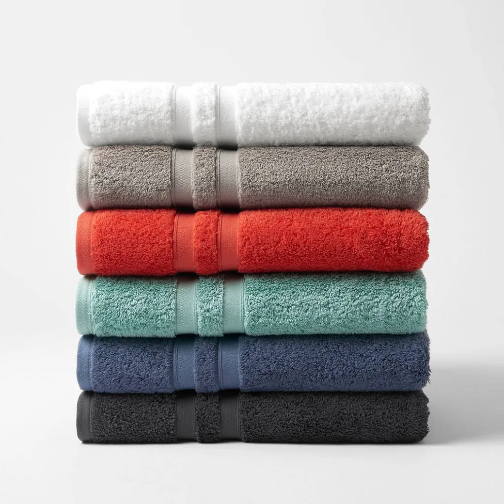 Egyptian Luxury Towel - Coral Red