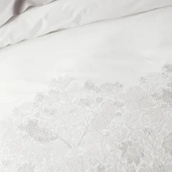 Embroidered Strawberry Thief Quilt Cover