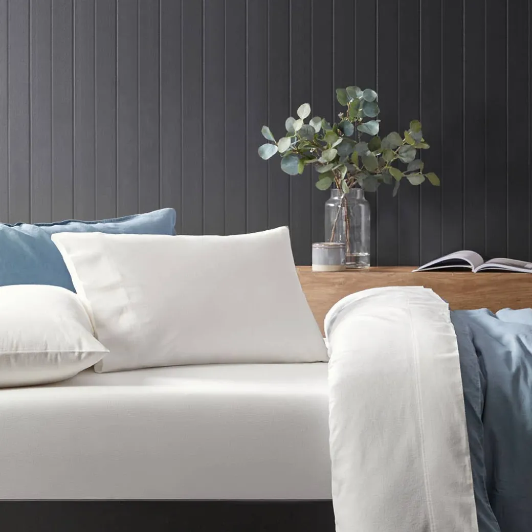 Flannelette Sheet Set - White