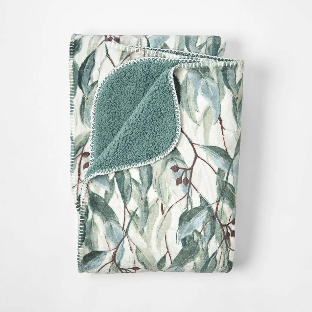 Flowering Gum Sherpa Throw