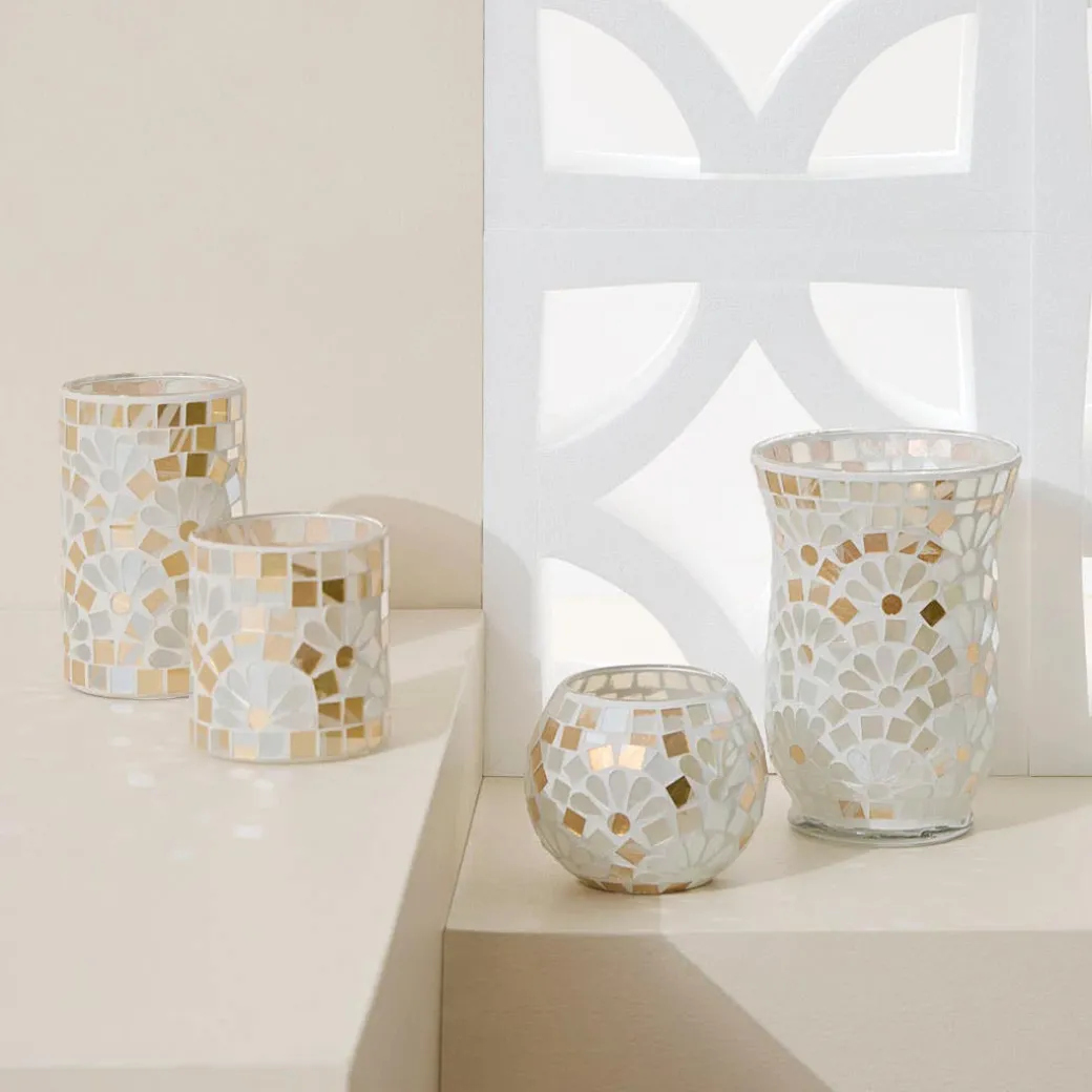 Gianna Mosaic Candle Holder