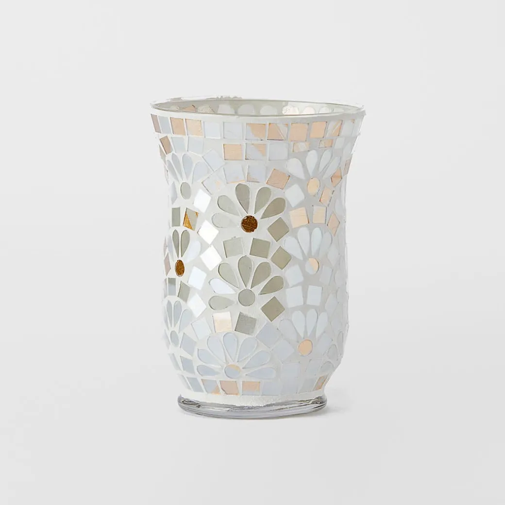 Gianna Mosaic Candle Holder