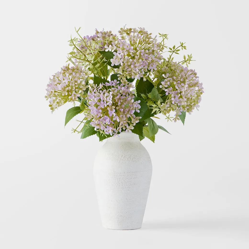 Hydrangea in Paper Mache Pot