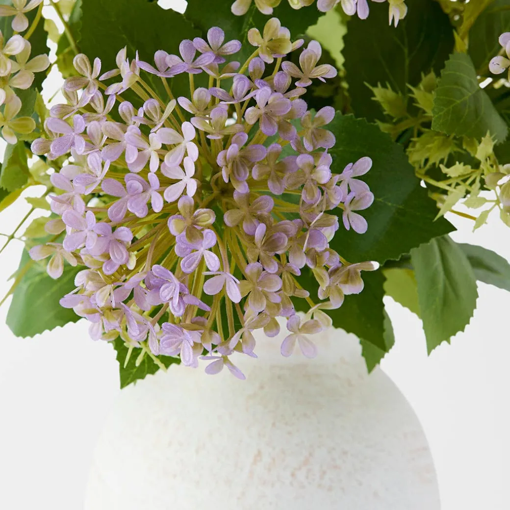 Hydrangea in Paper Mache Pot