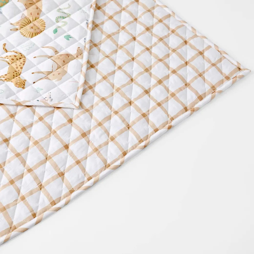 Jungle Friends Reversible Rectangle Play Mat/Comforter