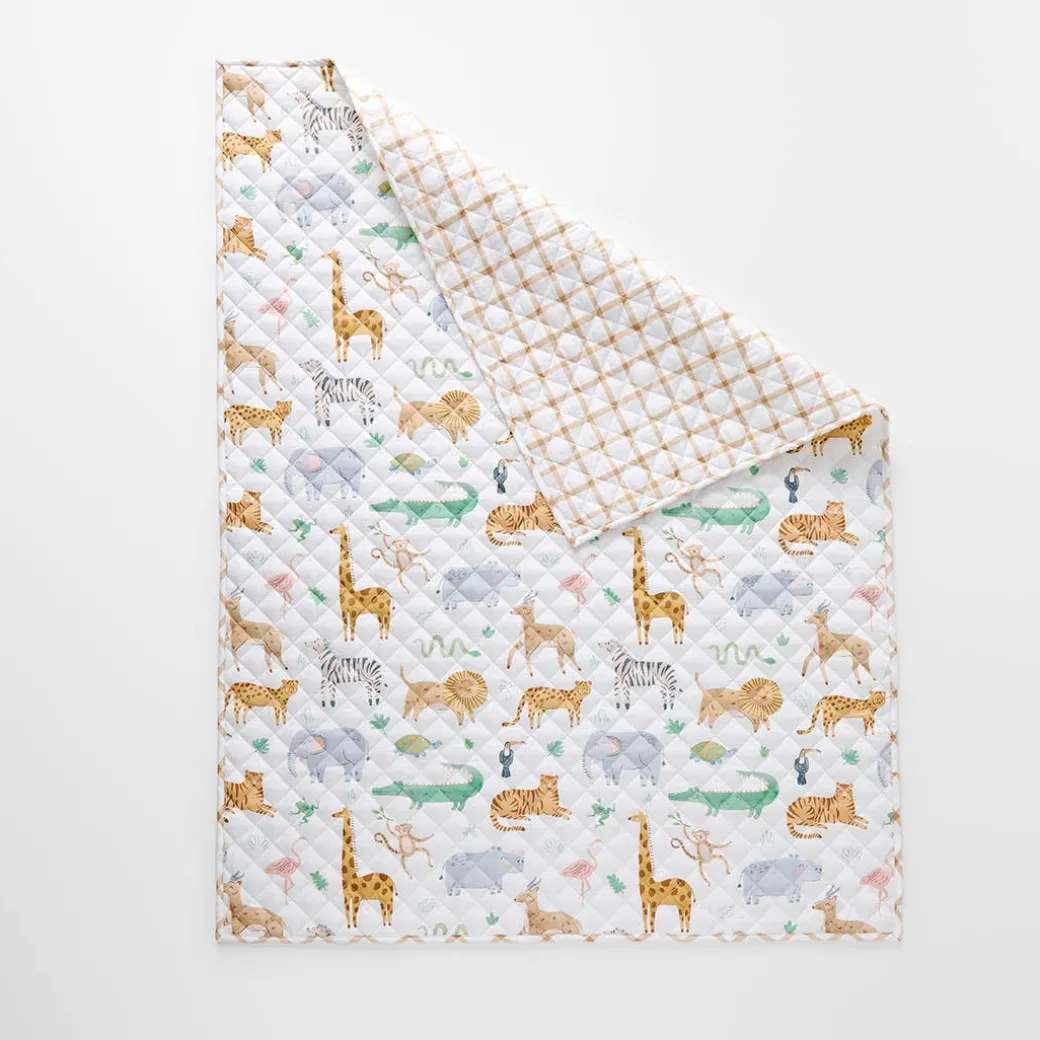 Jungle Friends Reversible Rectangle Play Mat/Comforter