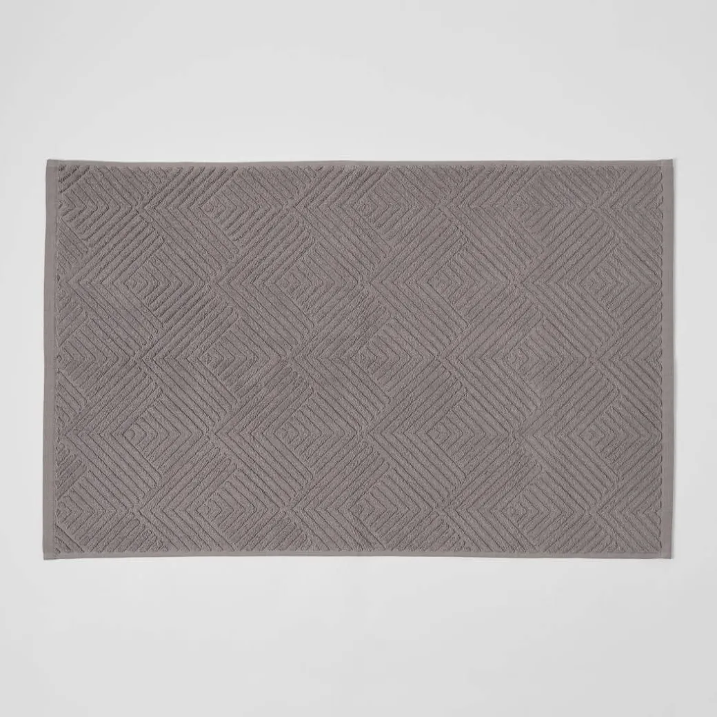 Kinsley Bath Mat - Steel Blue