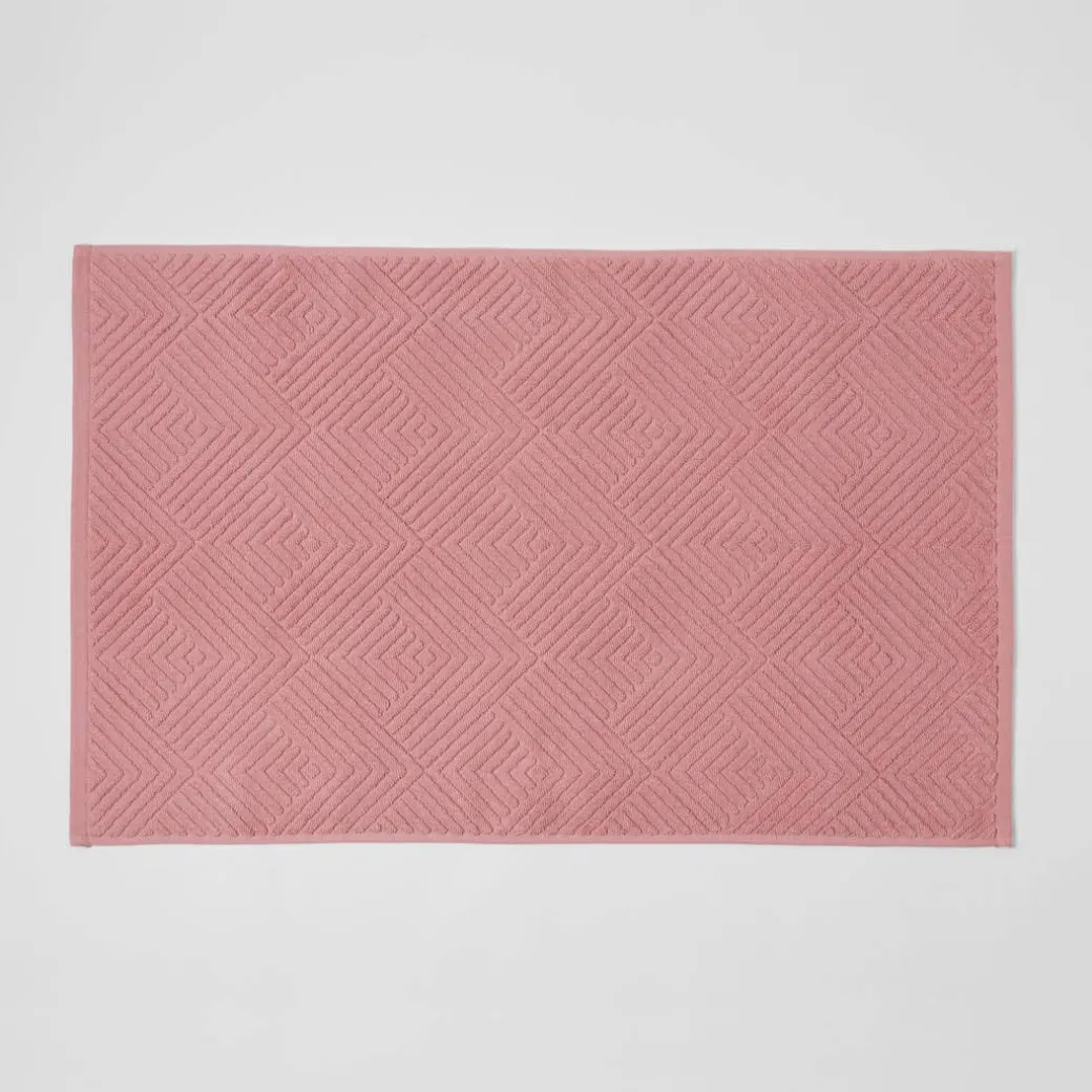 Kinsley Bath Mat - Steel Blue