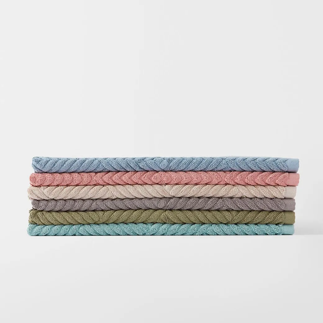 Kinsley Bath Mat - Steel Blue