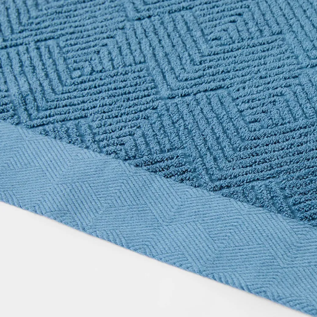Kinsley Towel - Steel Blue