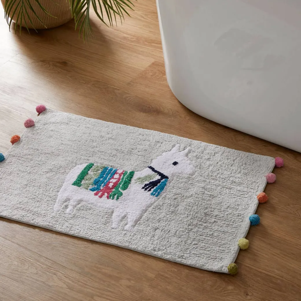 Leroy Llama Bath Mat