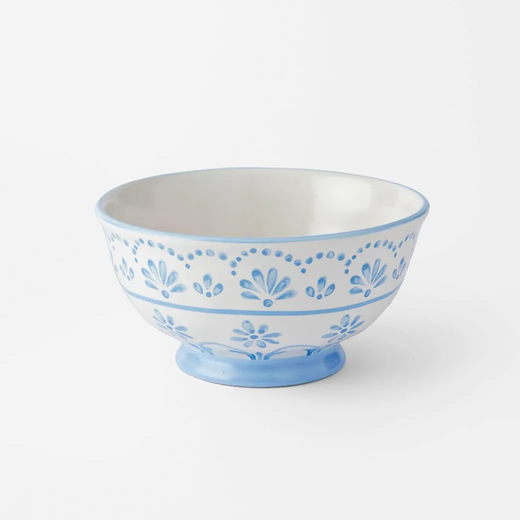Lucinda Bowl - Blue/White