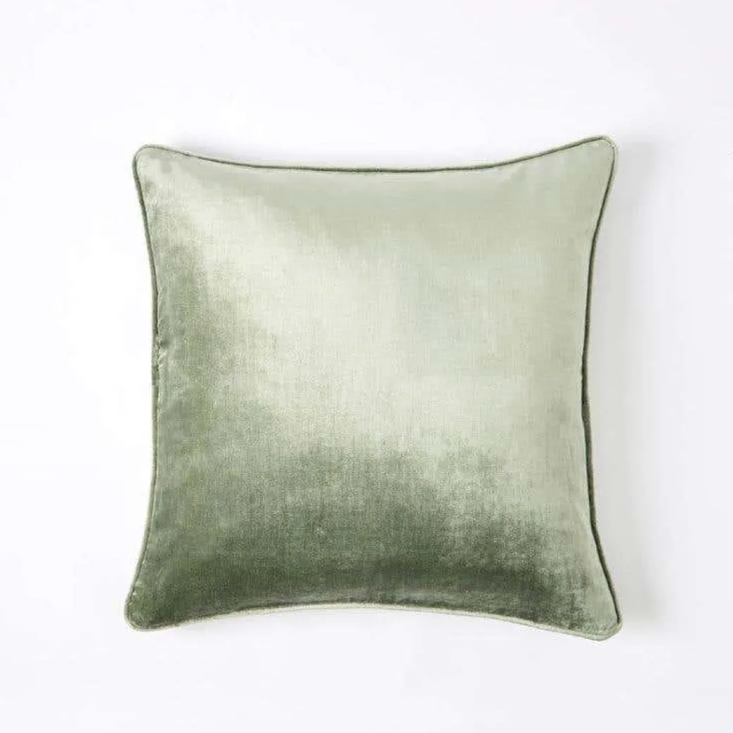 Margot Velvet Cushion - Sage