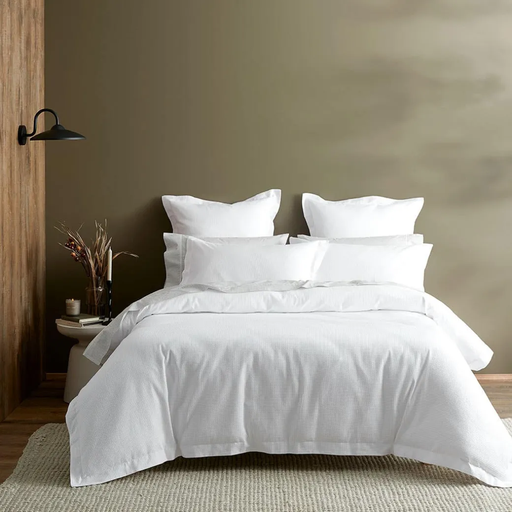 Metro Quilt Cover - Silver