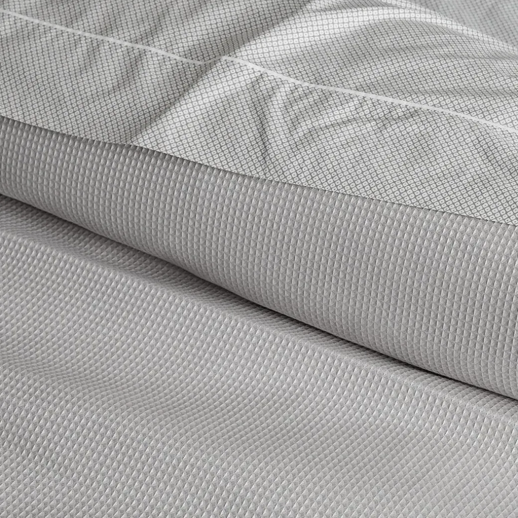 Metro Quilt Cover - Silver