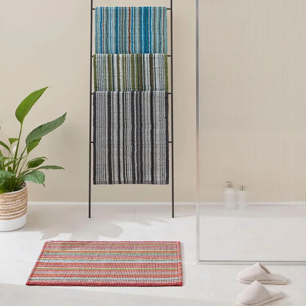 Montauk Bath Mat - Clay Multi