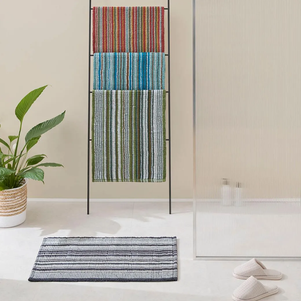 Montauk Bath Mat - Clay Multi