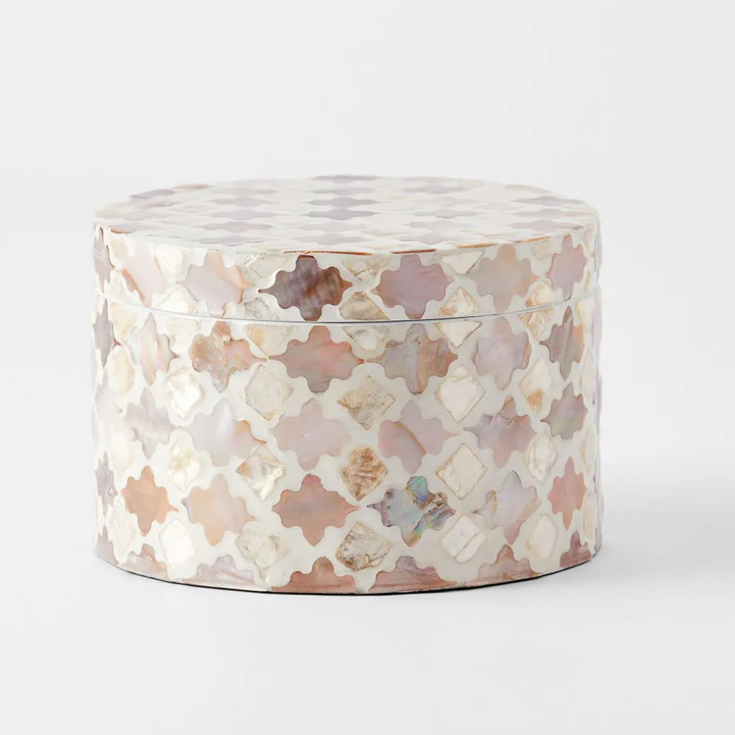 Nyra Round Box - Pink