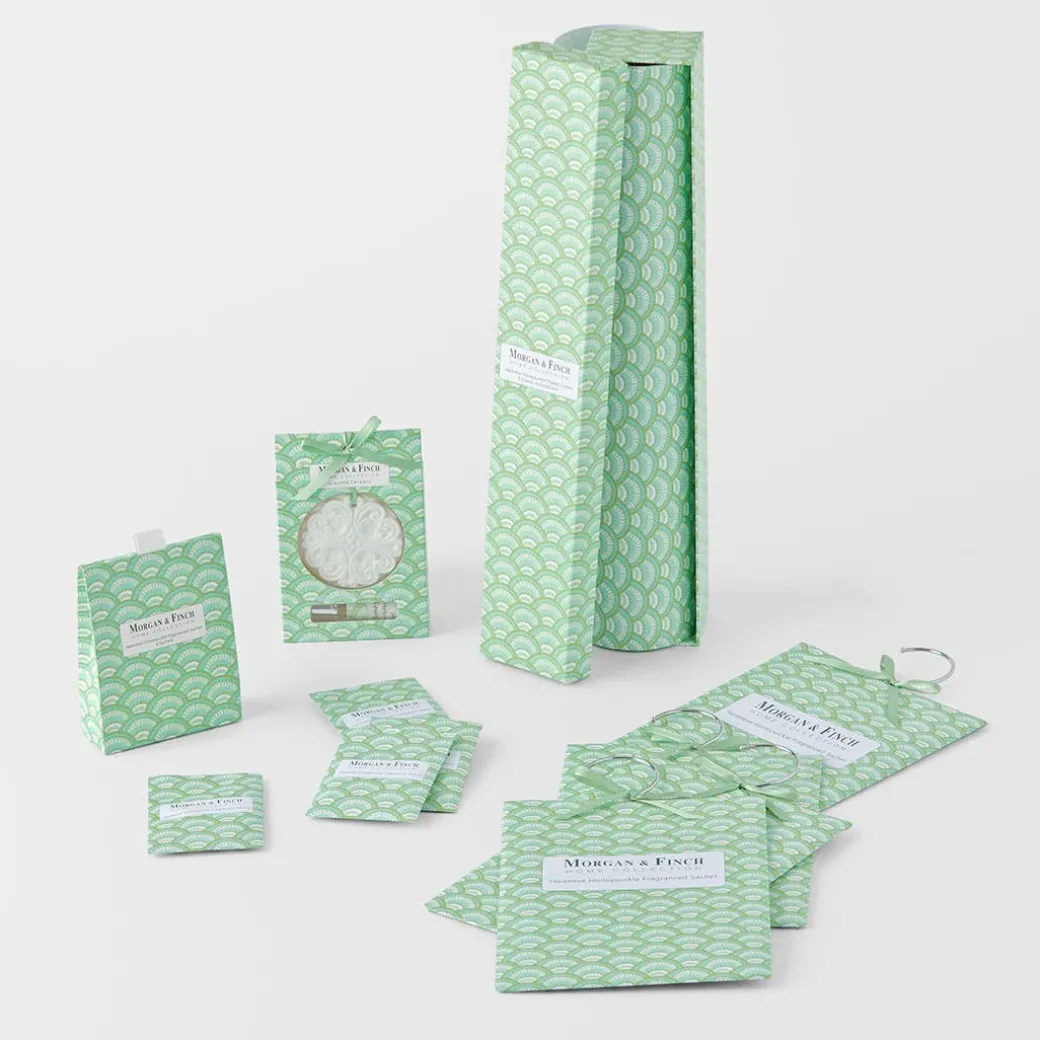 Ocean Waves Hanging Sachets Set Of 4 - Japanese Honeysuckle