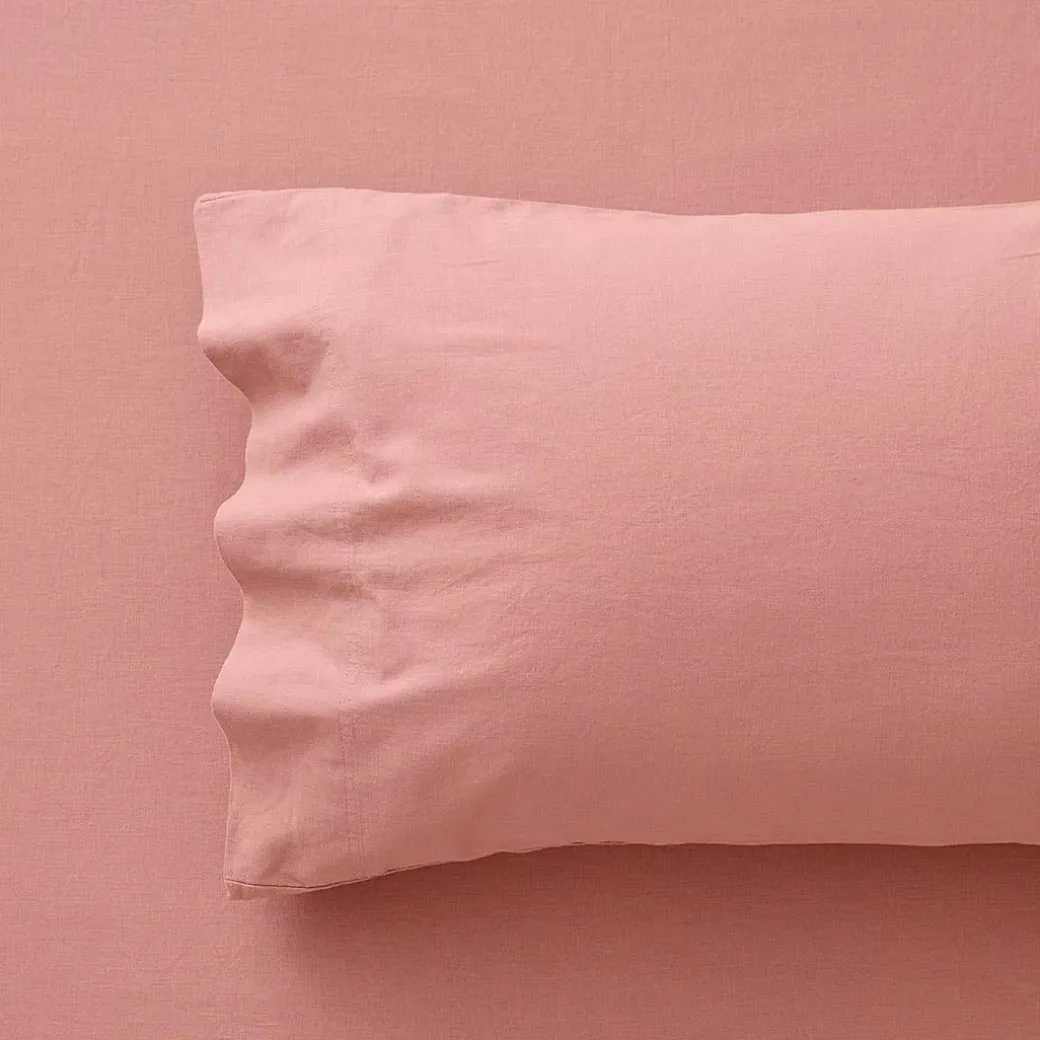 Olsen Linen/Cotton Sheet Set - White