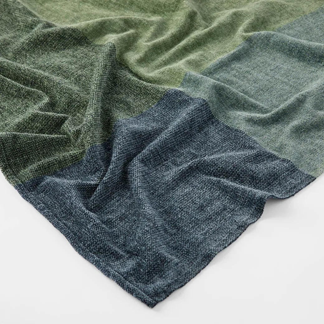 Otto Throw - Moss/Navy