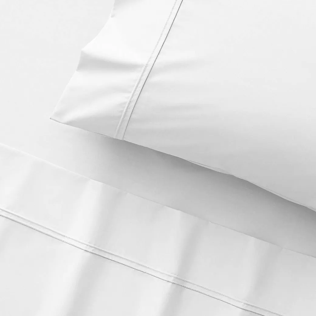 Perfects 250 TC Cotton Blend Sheet Separates - Stone