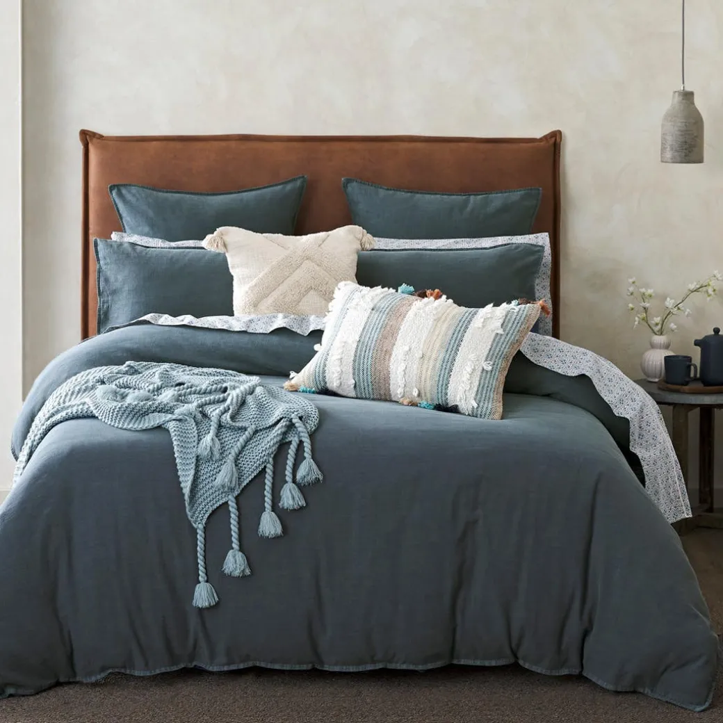 Preston Quilt Cover - Sage