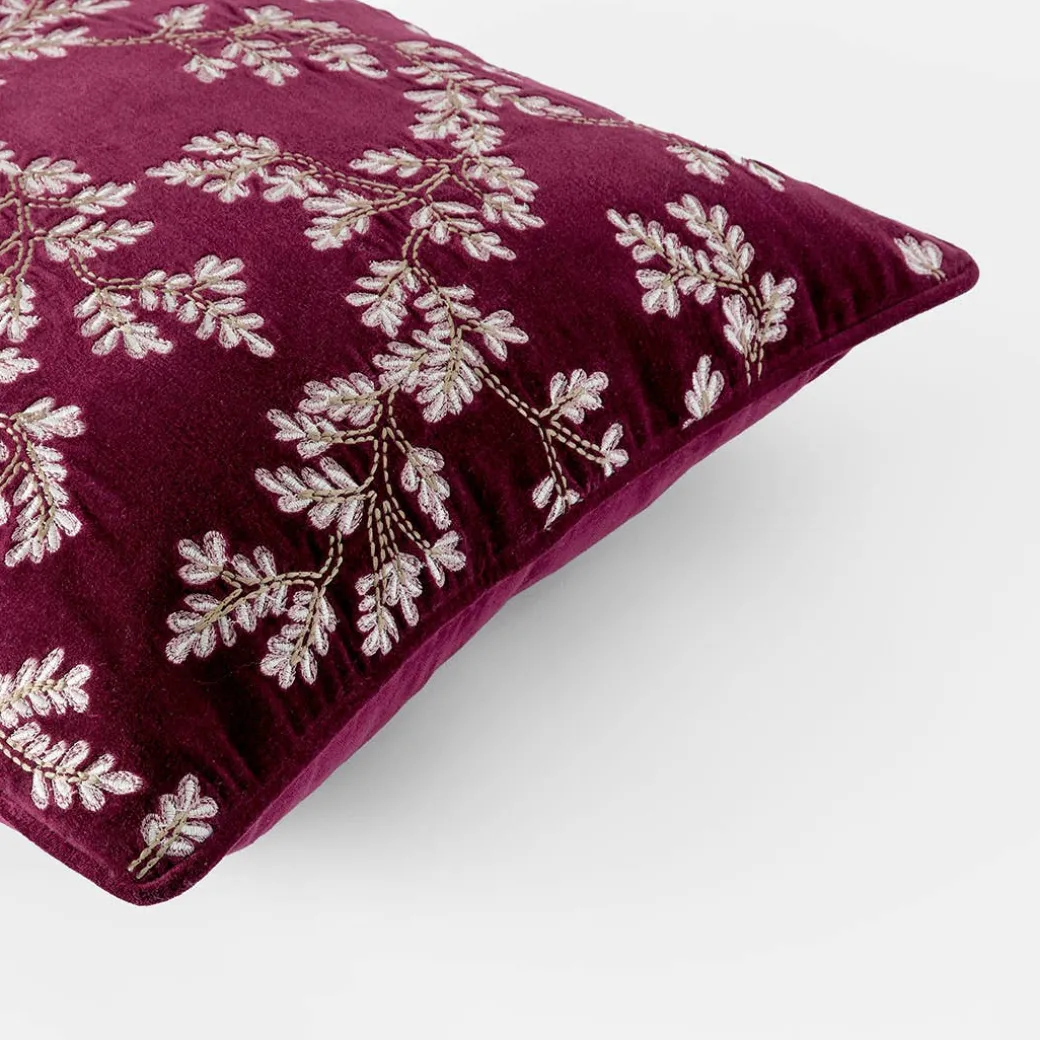 Prue Velvet Cushion - Indigo
