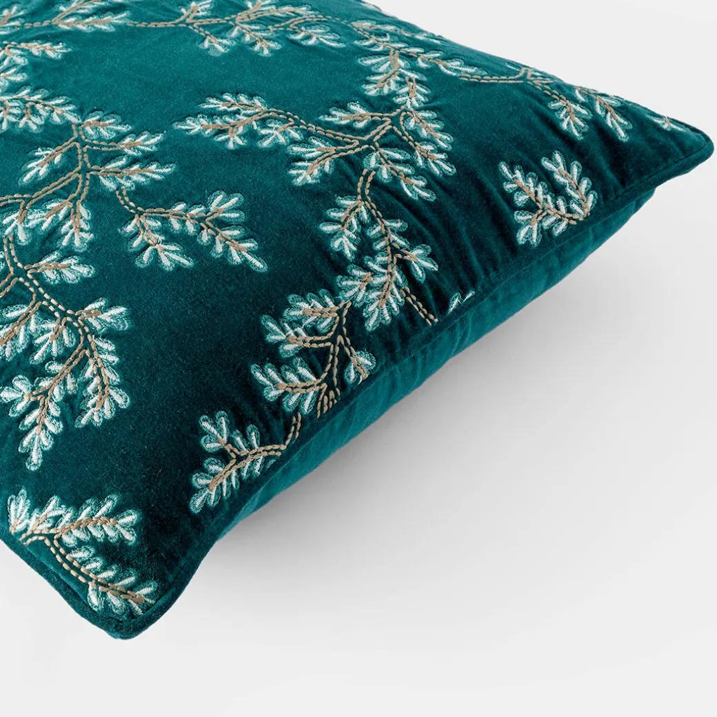 Prue Velvet Cushion - Indigo