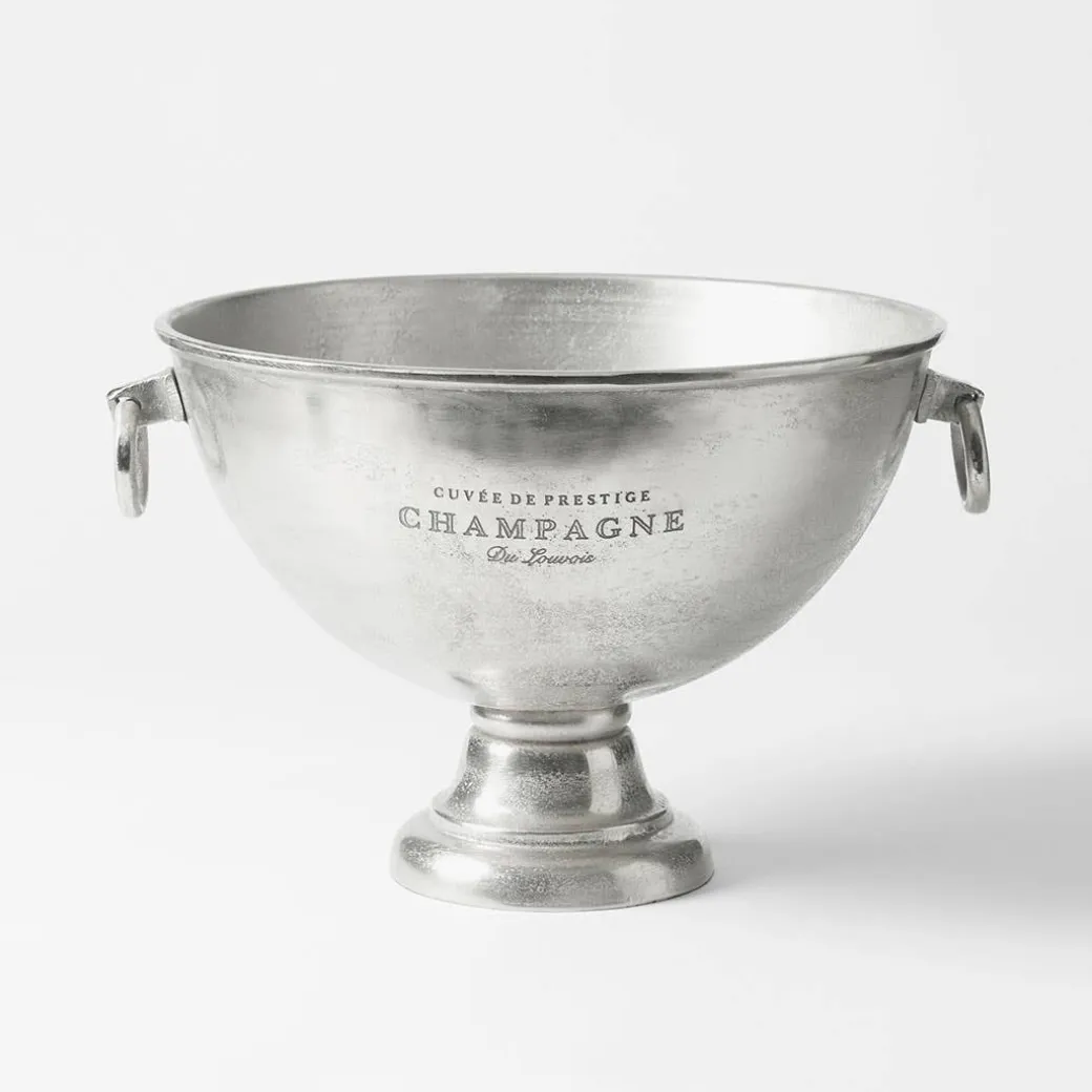 Round Champagne Bucket - Pewter