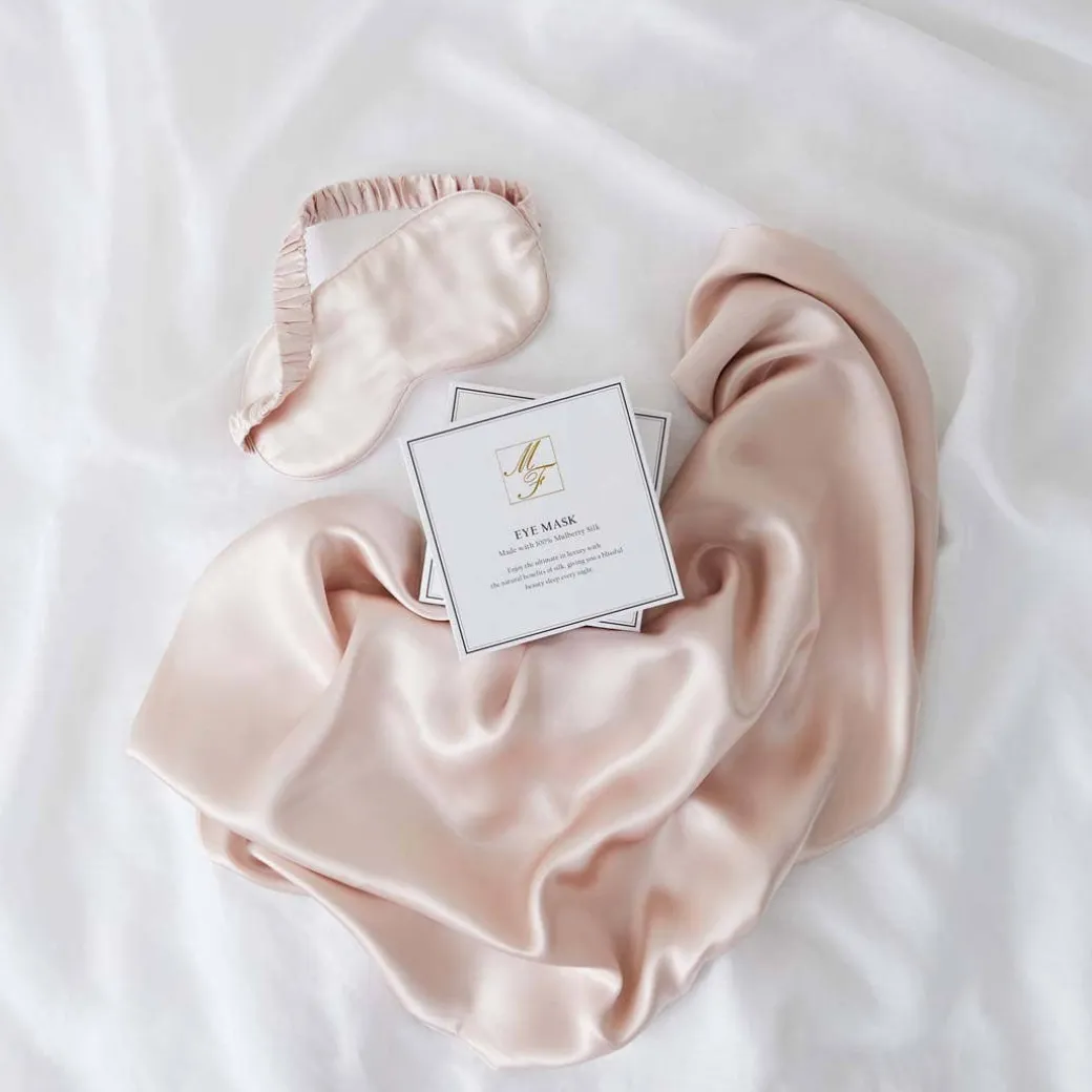 Silk Eye Mask - Navy