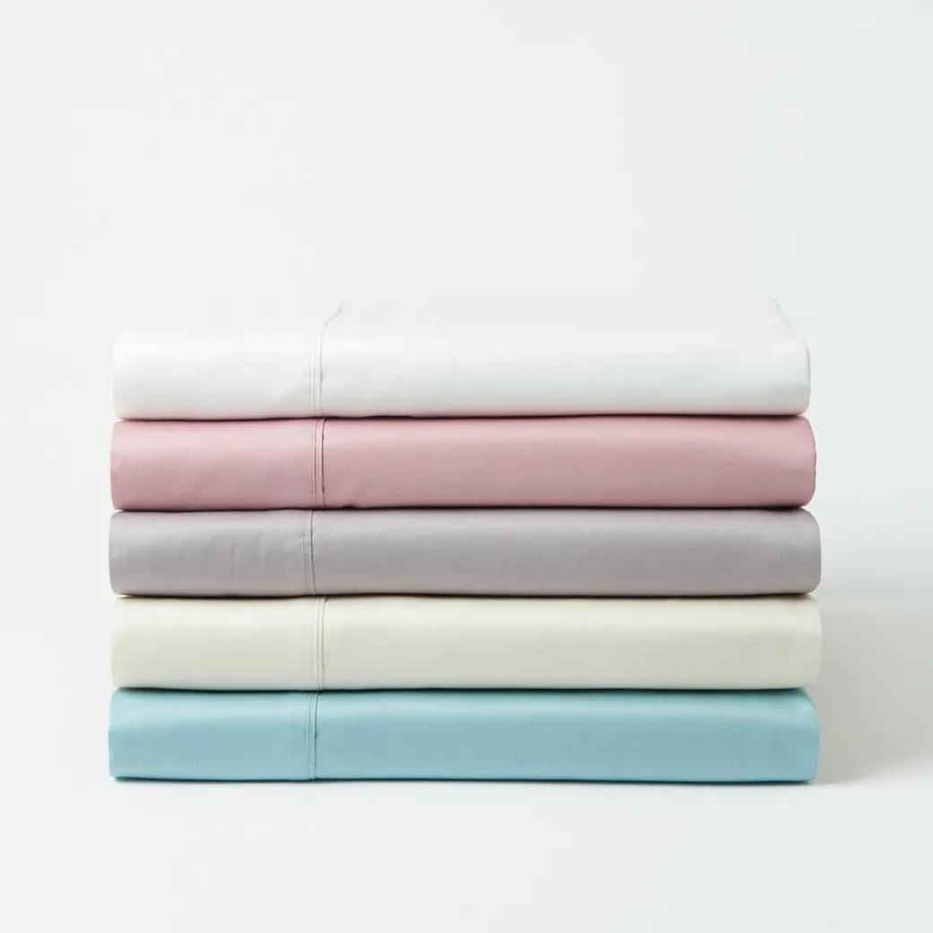 Sleeping Beauty 375 TC Cotton Sheet Set - Lily White