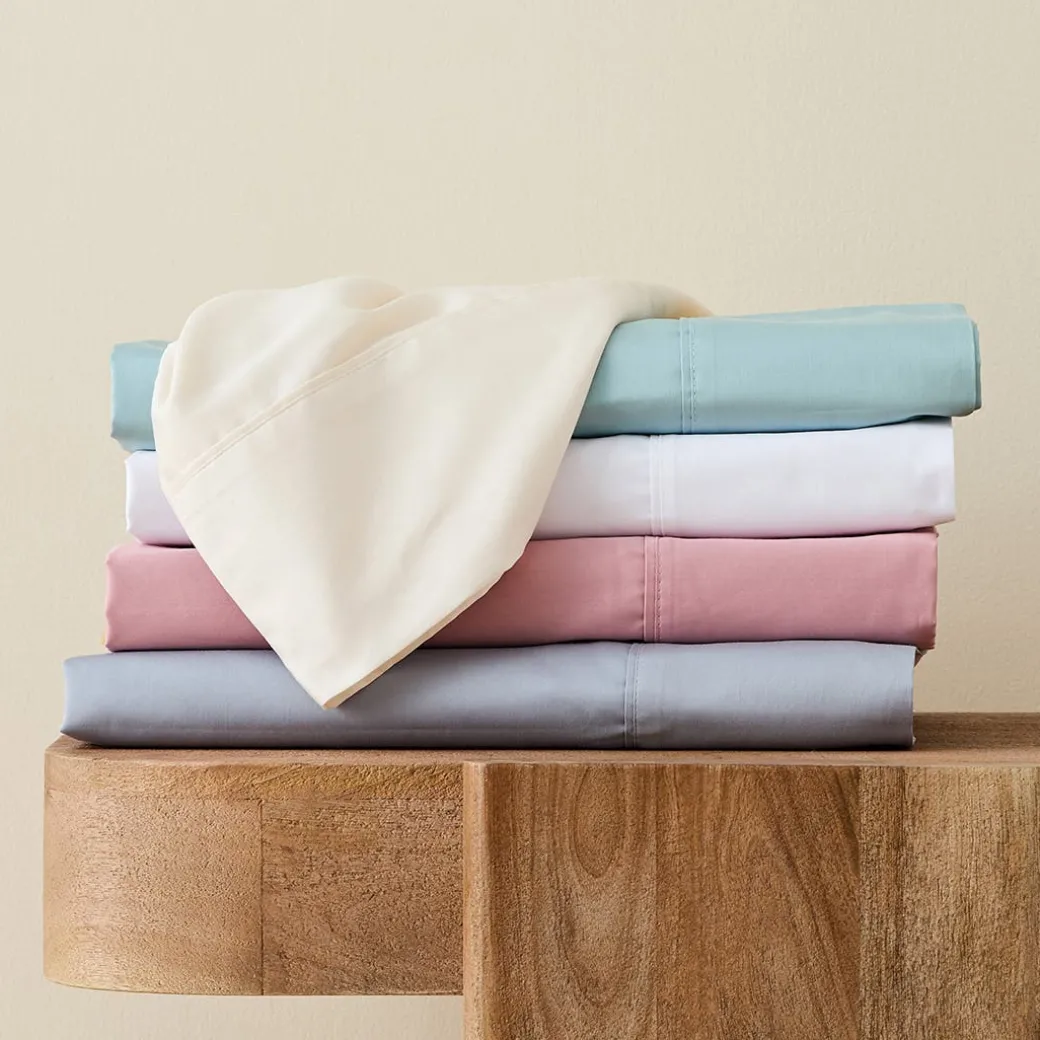 Sleeping Beauty 375 TC Cotton Sheet Set - Lily White