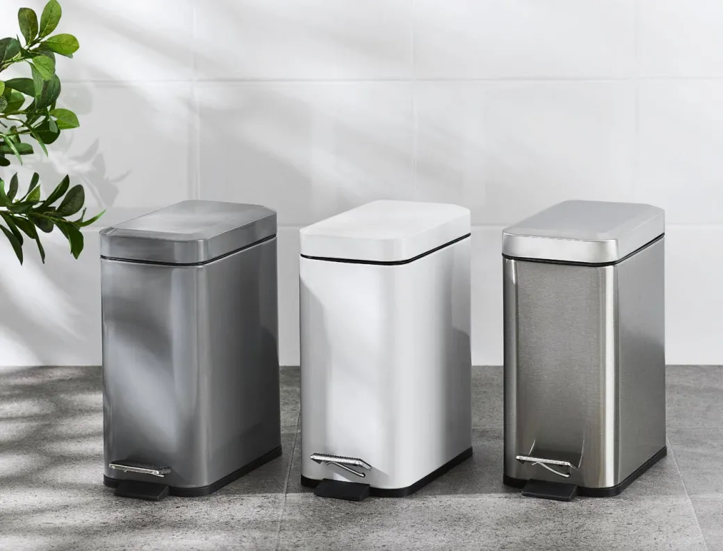 Slimline Pedal Bin 5l