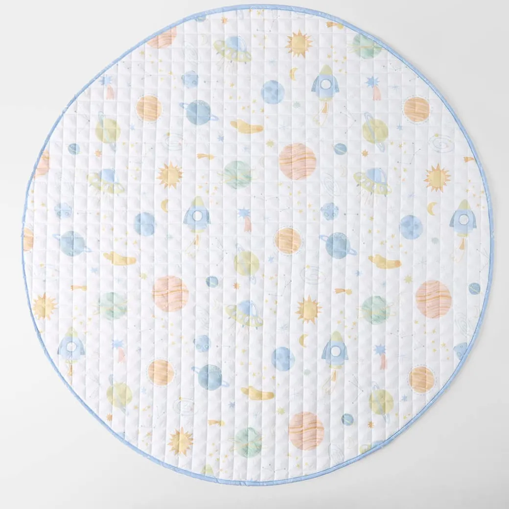 Space Adventure Round Play Mat