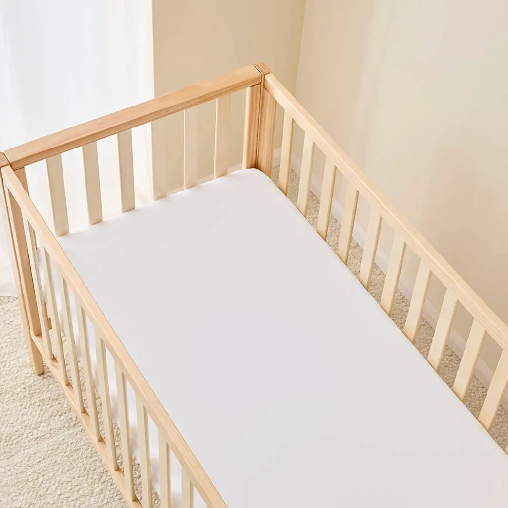Supreme 250 TC Egyptian Cotton Fitted Cot Sheet - White