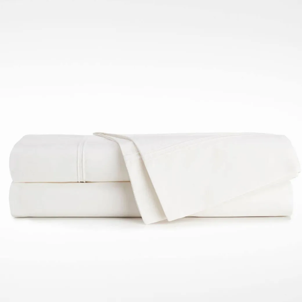 Supreme 250 TC Egyptian Cotton Fitted Cot Sheet - White